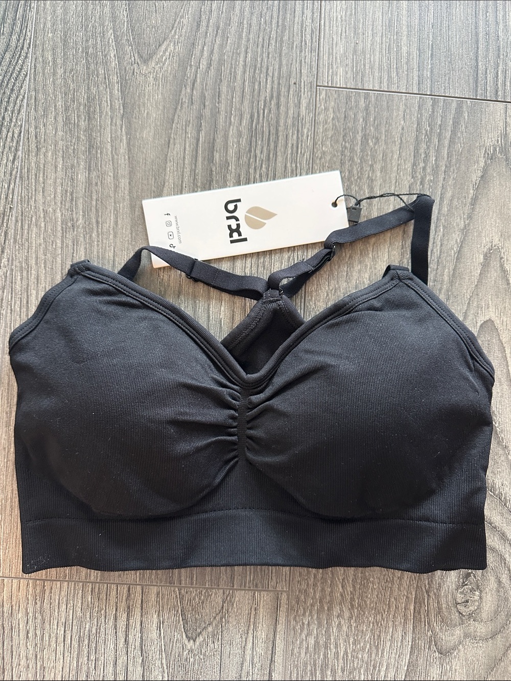 Sculpt Seamless Ruched Y Back Sports Bra - Picture 4 of 4